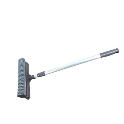 China Sustainable Professional Window Cleaner Glass Handle Aluminum Alloy Rubber Material Squeegee for sale