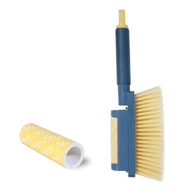 China Housework Blind Fixed Window Squeegee Broom Car PP Handle Cloth Cleaning Brush for sale