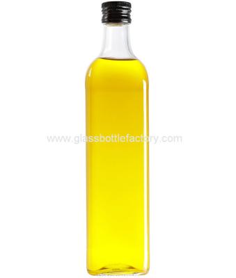 China 1000ml Clear Olive Oil Glass Bottle for sale