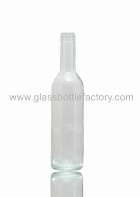 China 375ml Transparent Bordeaux Wine Bottle for sale