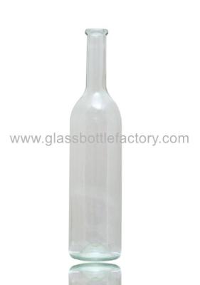 China 750ml Clear Bordeaux Wine Bottle for sale