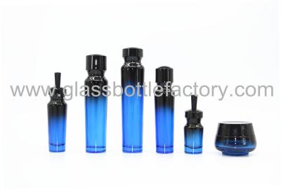 China 2016 New Model High Grade Glasss Lotion Bottles With Droppers and Glass Cosmetic Jars for sale