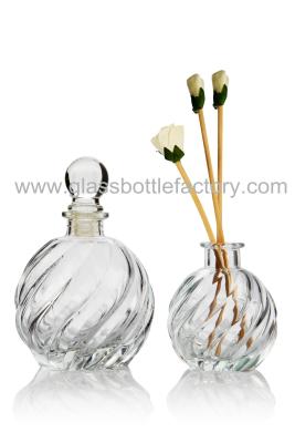 China 160ml Clear Glass Perfume Diffuser Bottles for sale