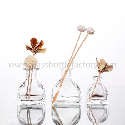 China 50ml,100ml,130ml Clear Glass Fragrance Bottles for sale