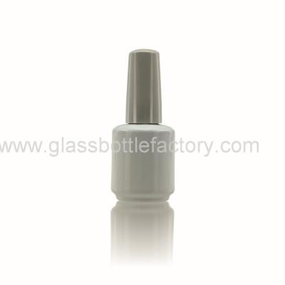 China 10ml Round Glass Nail Polish Bottle for sale