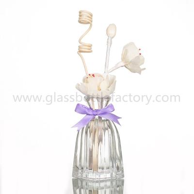 China 100ml Clear Aroma Glass Diffuser Bottle for sale