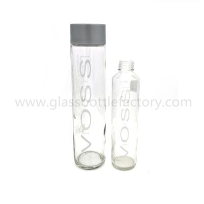 China VOSS Clear Water Glass Bottle With Cap for sale