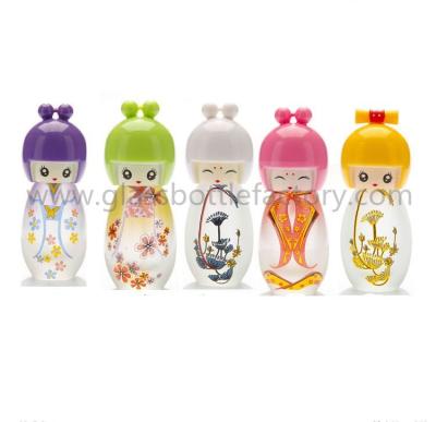 China 20ml Colored Chinese Baby Perfume Glass Bottle With Cap for sale