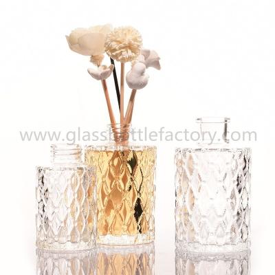 China 90ml,150ml Clear  Glass Fragrance Bottles for sale