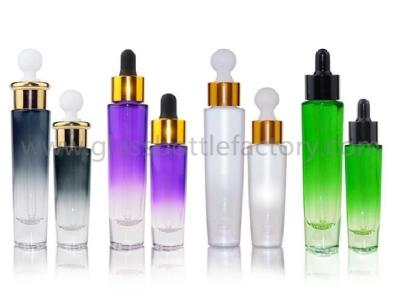 China New Items 15ml,30ml Color Painting Glass Dropper Bottles For Essence or Lotion for sale