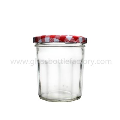 China 30ml,100ml,150ml,200ml,250ml,380ml Clear Empty Glass Jam Jar With Lid for sale