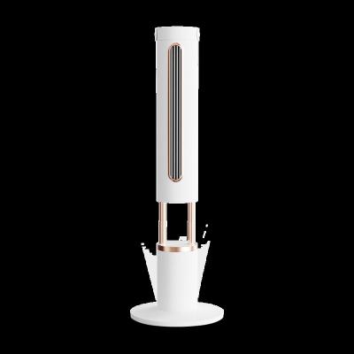 China 10000mAh Battery+Fast Charging+Height Small Adjustable Household Pedestal Rechargeable Oscillating Fan, Wireless Portable Bladeless Stand Mini Tower USB Air Cooling Fan for sale