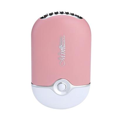 China Amazon Usb Fan Private Label Nail Dryer Fan Women Mini Fan Portable Rechargeable Bladeless Eyelash Mini/Portable Fan Best Selling for sale