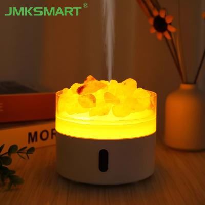 China Portable Nano Spray 220Ml Usb Mini Home Decor Himalayan Crystal Salt Lamp Essential Oil Aromatherapy Led Light Ultrasonic Aroma Diffuser for sale