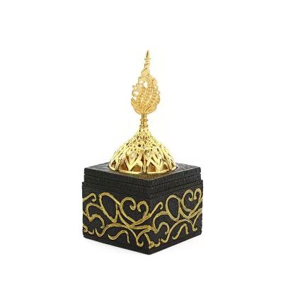 China Exquisite Indian incense gold decoration, personalized home office decoration, inground aromatherapy stove decoration for sale