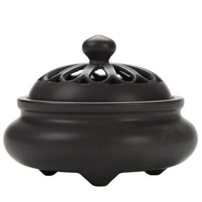 China Indian Incense Large Ceramic Incense Censer Bedroom Dish Sandalwood Censer Insert for sale