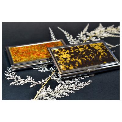 China Business Card Daily Necessities Patina Metal Dye Card Case for sale