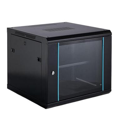 China Wall Mounted Online Server Cases Rack Data Entry Rack Cabinet Deep Cabinet 4U Rackcase Mounted PC 8U 3U Network Case Metal Fan For 19 Small for sale