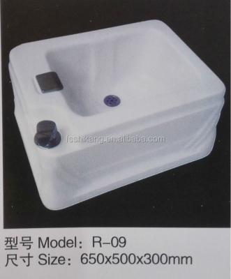 China Saudi Ceramic Pedicure Iron Ware Pedicure Sanitary Sink Ceramic Bowl Prices Pedicure Chair for sale