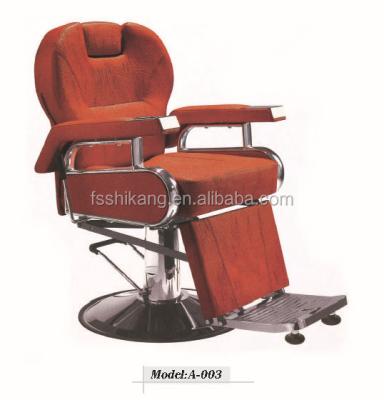 China Barber Chair Reclining Styling Barber Shop Furniture Barber Chair for Barber Shop Furniture Commercial Furniture Synthetic Leather for sale