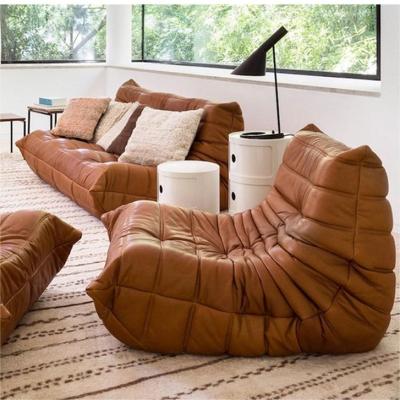 China Togo(Other) Leisure Adjustable Lazy Relax Sofa High End Upholstered Sofa Corner Couch Leather Fabric Floor Sofa for sale