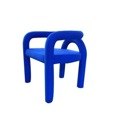 China New Product Creative Modern Italian Shaped Stylish Chair (Other) Milan Versailles Adjustable Restaurant Dining Single Bold Armchair for sale