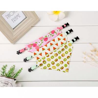 China Viable custom wholesale fashion triangle pet funny cooling design fashion bandanas. for sale