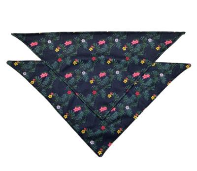 China Viable Custom Fashion Sublimation Triangle Dog Scarf Washable Bandana for sale