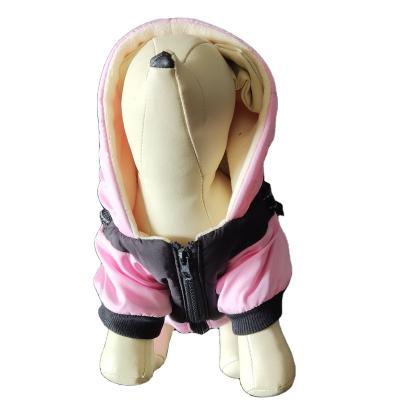 China Fashion Sustainable Waterproof Fabric Warm Pet Clothing Winter Jackets Coats Hoodie Dog Clothes for sale