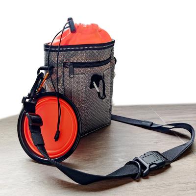 China Viable Wholesale Oxford Cloth Adjustable Large Capacity Dog Training Bag for sale