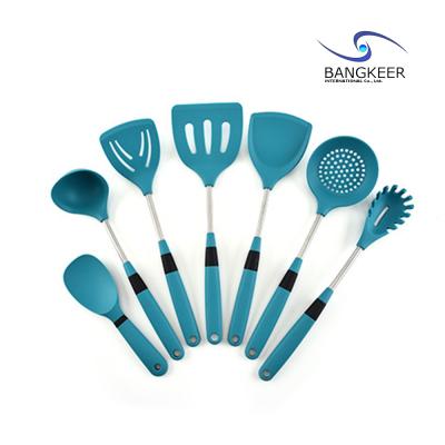 China Sustainable 7 Piece Kitchenware Silicone Kitchenware Set for sale