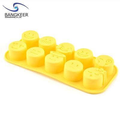 China Multi-holes Expression Package Cake Pop Molds Easy Clean Viable Non Stick Silicone Baking Mold for sale