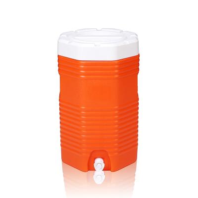 China 16L Beverage Box Beverage Water Cooler Waterproof Polyurethane Insulated Plastic Jug For Camping Pink Party for sale