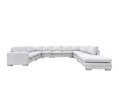 China Dos almohadas seccionales de tejido Sofá de tejido Sofá de amor Sillón de espuma pura asientos acolchados en venta