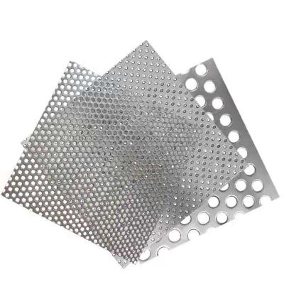 China Construction Popular Perforated Metal Sheet 1mm 1.2mm Round Hole Customer Specific Stainless Steel Sheet zu verkaufen