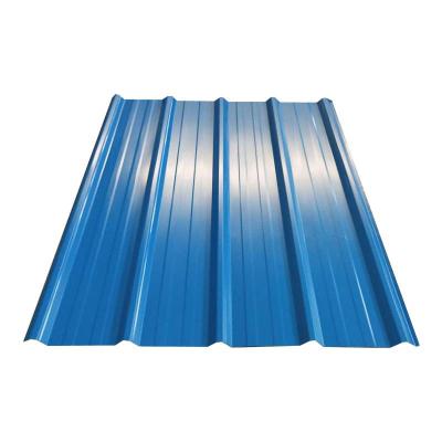 China Durable High Quality Prepainted Galvanized Steel Sheeting PPGI Corrugated Steel Sheet With Blue Color for sale