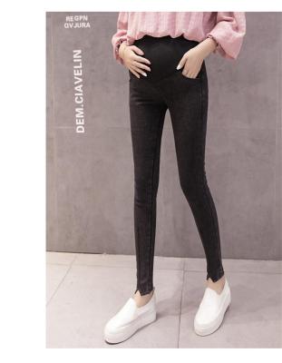 China Anti-allergy 2019 new autumn pregnant women denim pants for sale