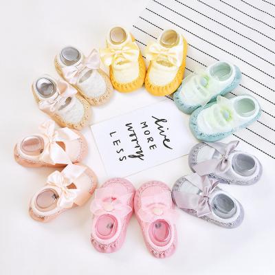 China Kids Baby Floor Boat Socks Breathable Interesting Non-slip Shoes for sale