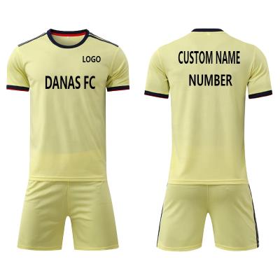 China 2022 latest design football men's single club wear comfortable thailand quality single soccer jersey for team for sale