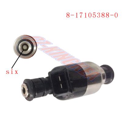 China Gasoline Fuel System Fuel Injector For Isuzu Trooper 6VD1 Car Engine Parts 8-17105388-0 for sale