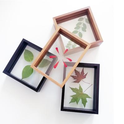 China European\Modern\Middle East\Africa Custom Picture Frame A3 Double Sided Glass Photo Frame Specimen Blank MDF Frame For Factories for sale