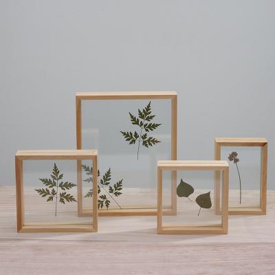 China European\Modern\Middle East\Africa Double Sided Glass Picture Frame Factory Wholesale 3d Specimen View Box Shade for sale