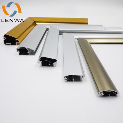 China Lenwa aluminum flash frame led light box 24mm, 28mm, 29mm, 34mm, 38mm profile led flash lightbox frame for sale