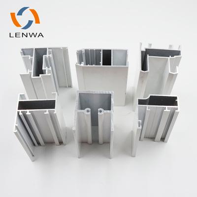 China Aluminum Window And Door Profiles LENWA Aluminum Extrusion Factory Qaulity Profiles For Doors And Windows for sale