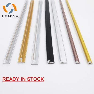 China Decorations LENWA Prepare In Stock Aluminum T Profile For Home Decoration Accept Small Order Quantity for sale