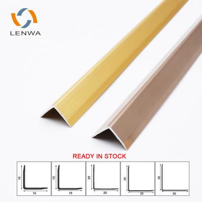 China Decorations LENWA factory ready in stock aluminum profile corner for wall corner protection. for sale