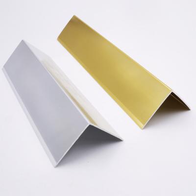 China Modern LENWA ALUMINUM Hot Sale 30*30 Multi Size And Colors Right Angle Decor Aluminum Corner Tile Trim With Powder Coated Treatment for sale