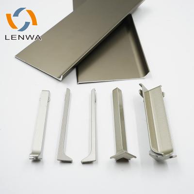 China LENWA Modern New Product Modern Design Aluminum Edging With 40mm, 60mm, 80mm In Stock for sale