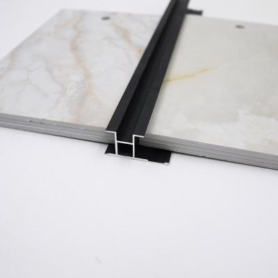 China Aluminum Channel Tile Joint Panel For Tile Panel Connection LENWA Matt Black Hot Sale Aluminum ALUMINUM Channel Tile Joint Panel For Tile Panel Connection for sale