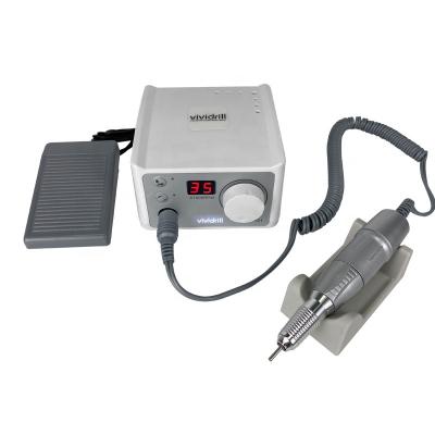 China Professional high quality electric salon Vividrill high power manicure nail polishing machine CLA 101 35000 rpm micromotor nail drill Korea for sale